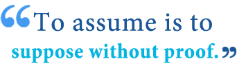 assume or presume meaning in sentence