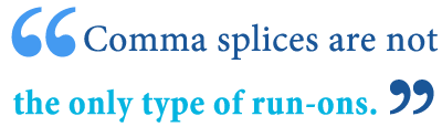 Coma splice or comma splice 