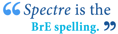 Define specter and define spectre