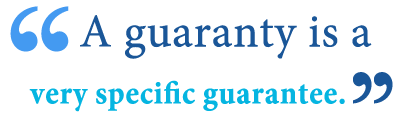 Definition of guaranty definition of guarantee definition