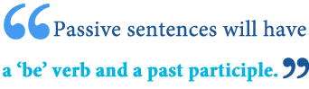 How to avoid passive voice sentences 