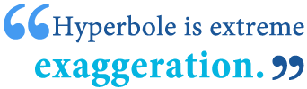 Hyberbole or Hyperbaly meaning