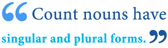 Noncount nouns list or non count noun