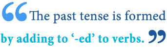 Past present future tenses of verbs 