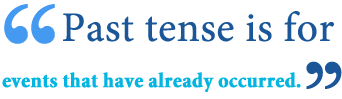 Tenses of English tense list 