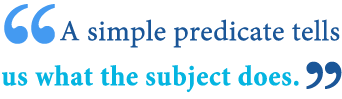 What is simple predicate list 
