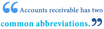 abbreviation of accounts receivable abbreviation