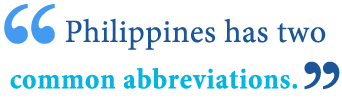 abbreviation of philippines abbreviation
