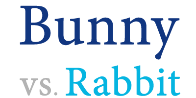 bunny versus rabbit