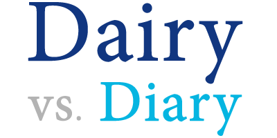 dairy versus diary 