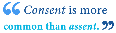 define assent define consent