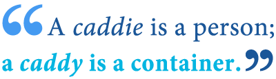 define caddy define caddie