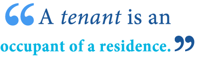 define tenets define tenants 