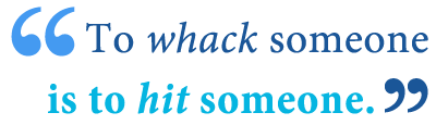 define whack define wack 