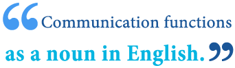 definition of comms