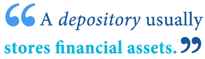 definition of depository definition of repository 
