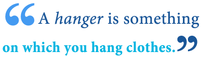 definition of hanger definition of hanger definition