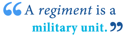 definition of regiment definition of regimen