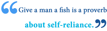give a man a fish Bible verse
