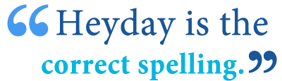 heyday versus hayday 