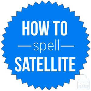 how to spell satellite