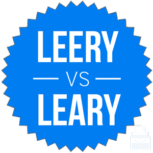 leary versus leery 