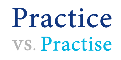 practice versus practise