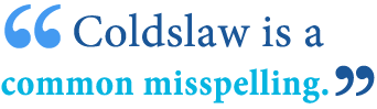 spelling of coldslaw