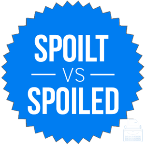 spoilt versus spoiled 