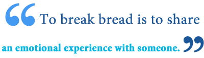 symbolism of breaking bread 