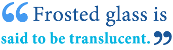 translucent versus transparent definition