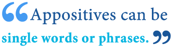 what is a appositive phrase