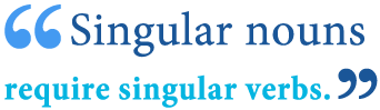 what is singular and plural 