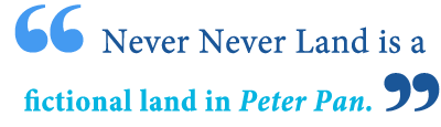 where is never never land