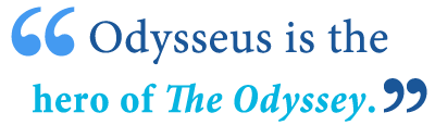 who is the hero of the odyssey
